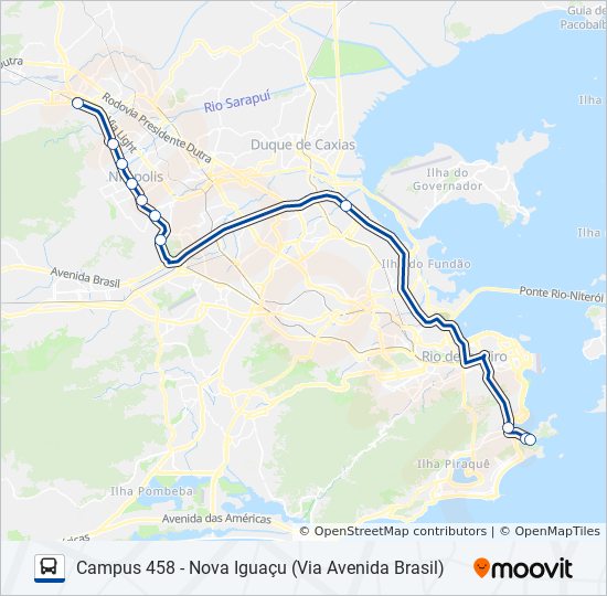 Intercampi 3 Route Time Schedules Stops Maps Nova Iguacu