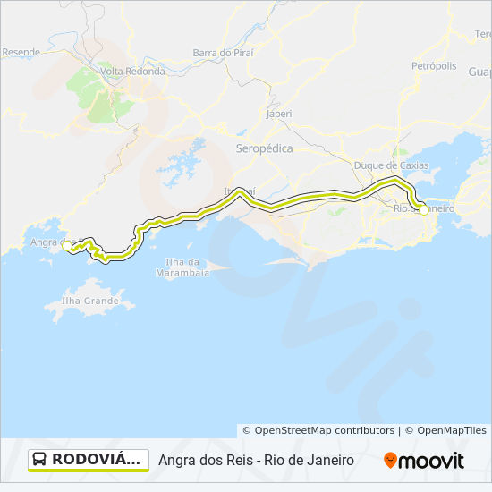 Rodoviario Route Time Schedules Stops Maps Rio De Janeiro