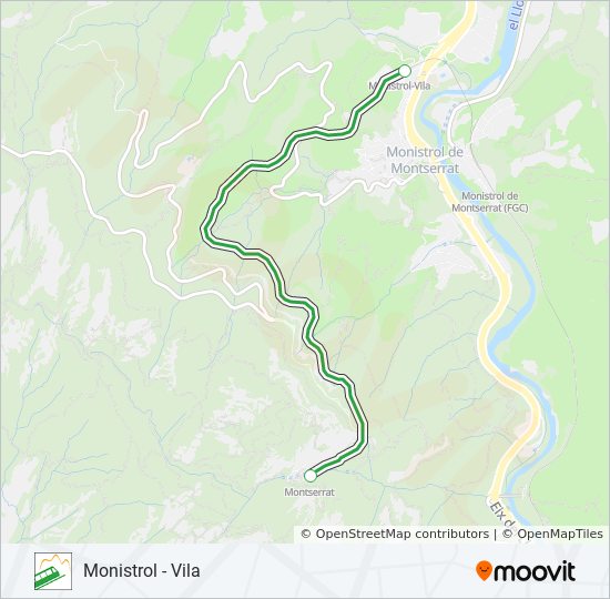 Linea Cremallera De Montserrat Horarios Mapas Y Paradas