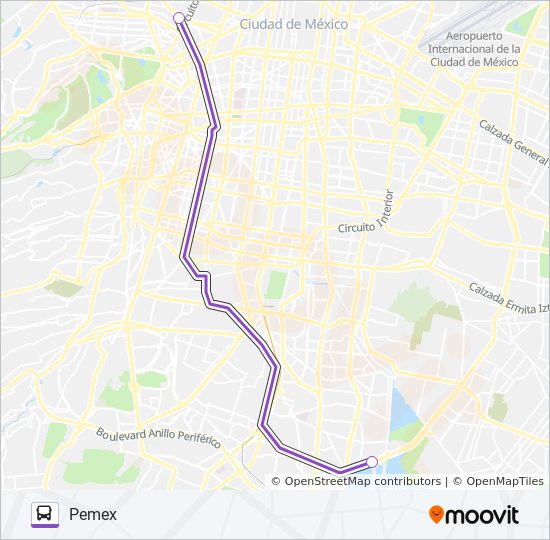 414 Route Time Schedules Stops Maps Pemex