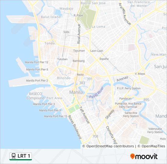 LRT 1 Route Time Schedules, Stops & Maps Roosevelt
