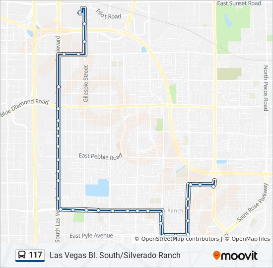 117 Route Time Schedules Stops Maps 117 S Las Vegas Blvd
