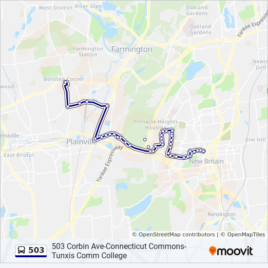 503 Route Time Schedules Stops Maps 503 Corbin Ave