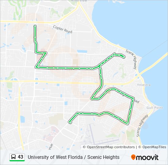 43 Route Time Schedules Stops Maps Univ Pkwy Target