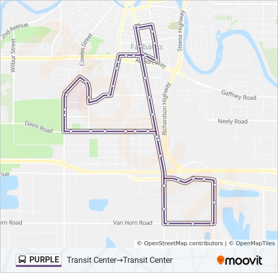 Purple Route Time Schedules Stops Maps Transit Center