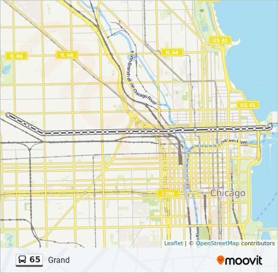 65 Route Time Schedules Stops Maps Westbound Chicago