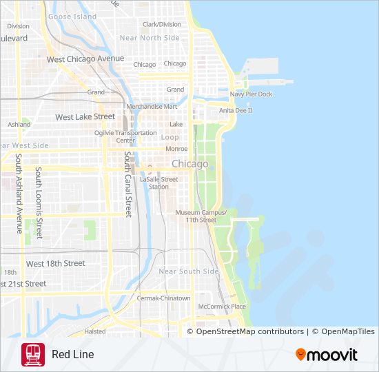 Red Line Route Time Schedules Stops Maps 95th Dan Ryan