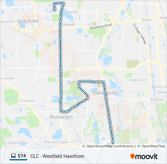 574 Route Time Schedules Stops Maps South
