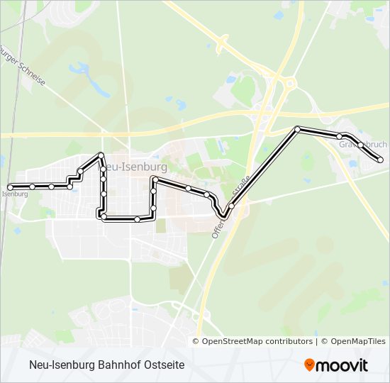 Neuisenburg route