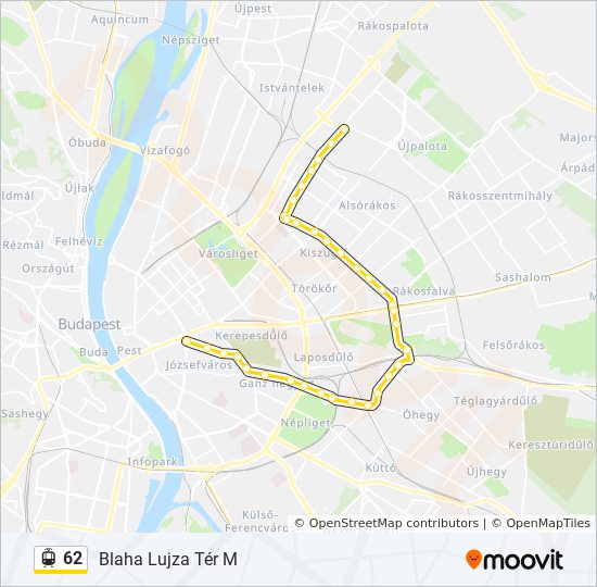budapest térkép blaha lujza tér 62 útvonal: Menetrendek, megállók és térképek budapest térkép blaha lujza tér