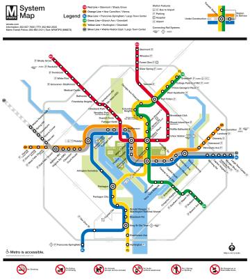 Dc Metro Rail Map