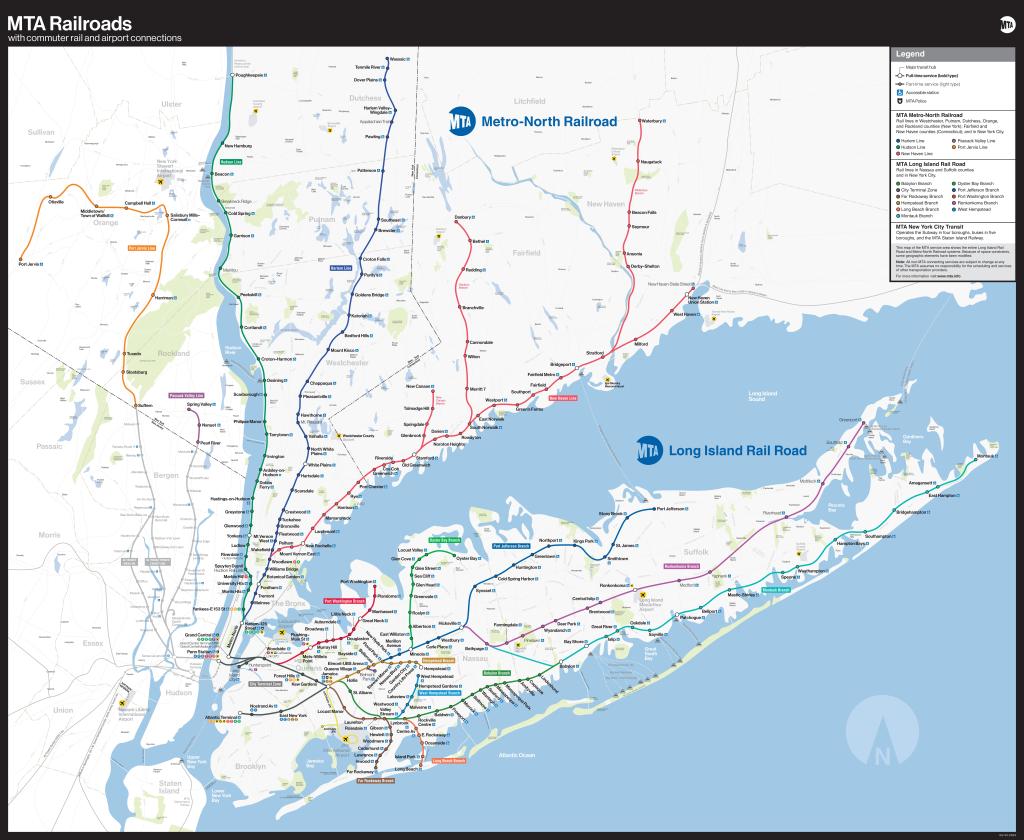 🗺LIRR & MNR Map Offline Map in PDF