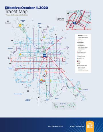 Easy to print Las Vegas maps